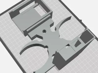 RPI3 Cyber Technology Binocular Mount 3D print model