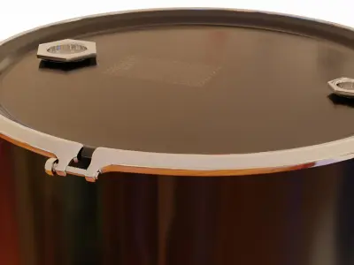 Oil Barrel 3D model shop