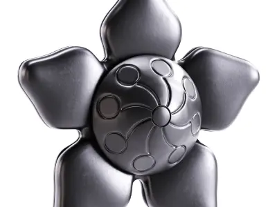 Clavos Decorative Black Nail Head Iron 3D model