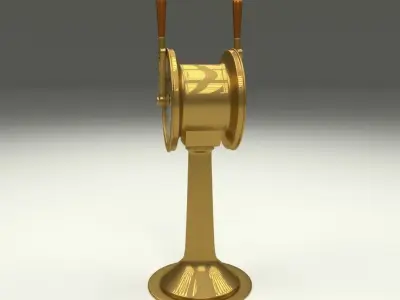Ship Engine Telegraph Low-poly 3D model
