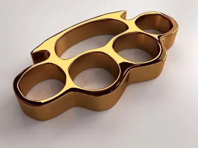 Brass Knuckles 3D model get
