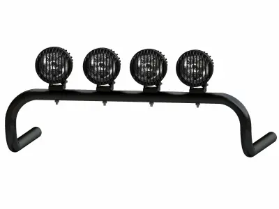 Trucks and off road lights 3D model