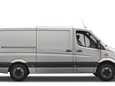 Mercedes Benz Sprinter Van L2H1 2008 3D model