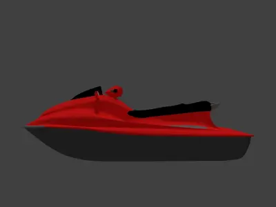 JetSki - Water Scooter 3D Model 3D model