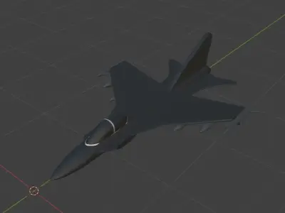 F-16 JET MODEL gameready asset  Low-poly 3D model