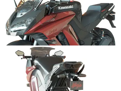 Kawasaki Ninja 1000 3D model