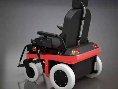 Electric Wheelchair 3D model purchase