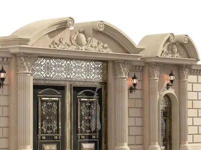classic doors 3D model