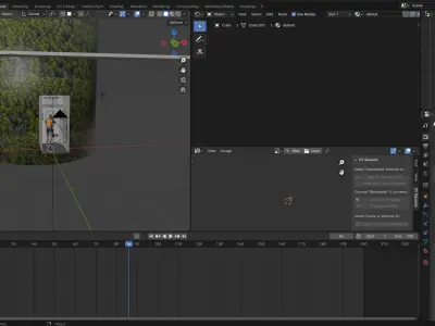 Metro Scene animated Free 3D model