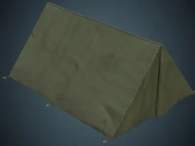 Tent 5B Low-poly 3D model