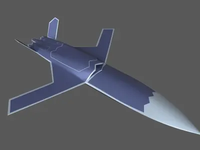 CASC FH-97 UAV system concept Low-poly 3D model