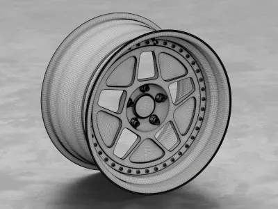 fifteen52 Tarmac R43 Hoonicorn Rim 3D Model Free 3D model