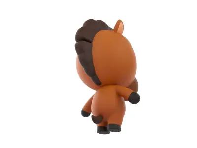 Character033 Horse 3D model