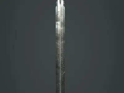 Sword of the dead Low-poly 3D model