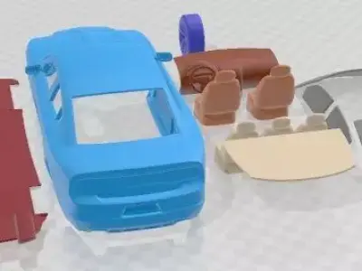 Dodge Charger 2011 Printable Car 3D print model