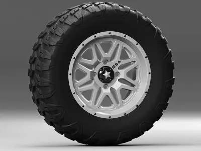MSA M26 Vibe Rims 3D model