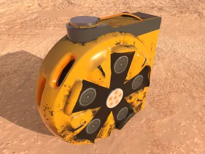 Grenade inspired by Halflife Alyx Free 3D model