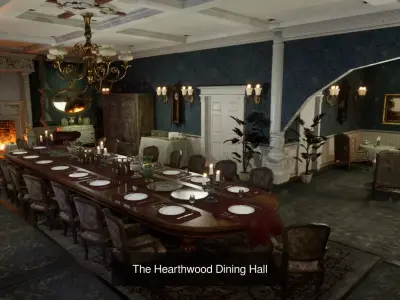Victorian Interior Rooms Collection 3D Model Pack