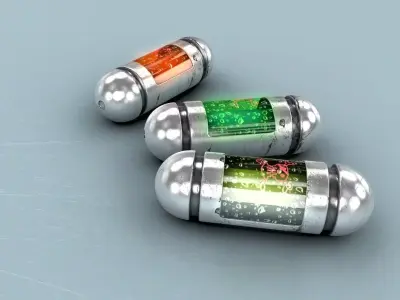 Capsule Sci-Fi 3D model