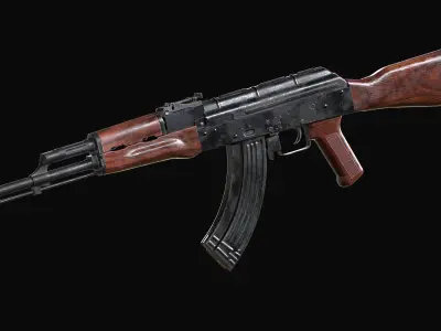 AKM - AAA Asset Low-poly 3D model