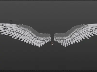 Angel Wings Version 2 3D model