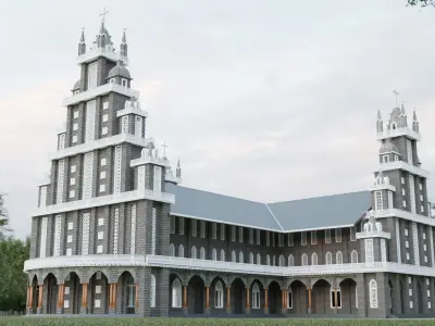 OLD CHURCH 3D model purchase