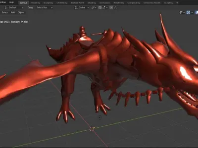 Best Dorgan For Your Game And Animation Low-poly 3D model