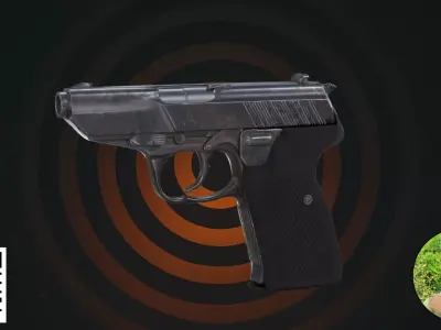 Modern Tactical Pocket Pistol - 9mm  3D model