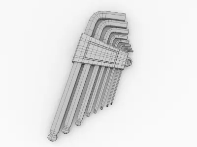 Hex Key 3D model order