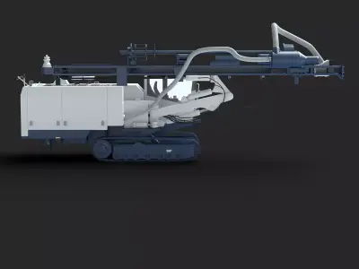 DTH DCR 20 Drill 3D model