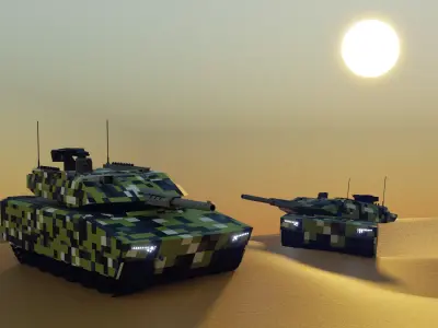 Lynx 120 Armoured Fighting Vehicle Tank 3D model