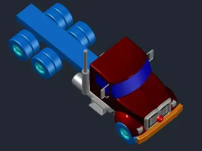 Large Truck 3D model