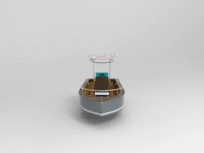 Boston Whaler Fishing boat 3D model
