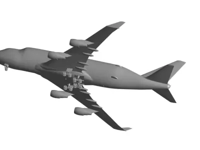 boeing 747 dreamlifter 3D model purchase