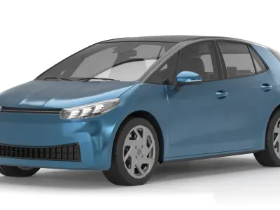 Generic Hatchback 04 3D model