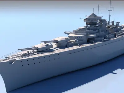 Battle Ship 3D model