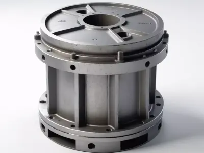 Heavy Duty Industrial Machine Part 3D model