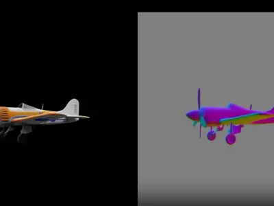 Plane Model 3D model
