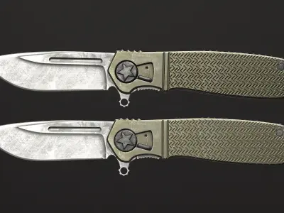Knife CRKT  Low-poly 3D model