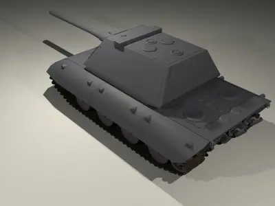 E-100 German Super heavy tank Free 3D model