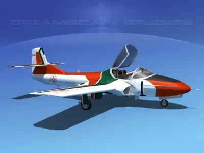 Cessna T-37 Tweetybird V09 Portugal 3D model