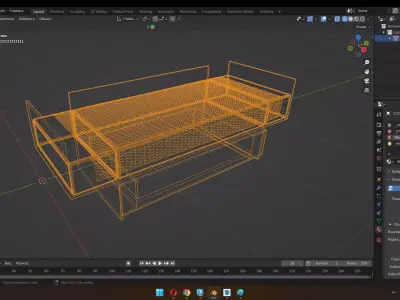 Antique sofa 3D model purchase