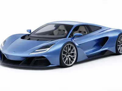 Elite Concept Super Performance Vehicle Visionary Automotive 3D model