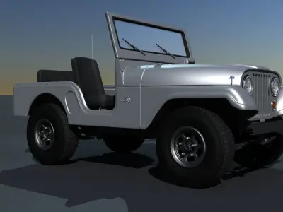 Jeep CJ-5 1975  3D model