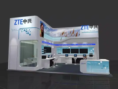 Exhibition - Area - 6X9-3DMAX2009-040 3D model
