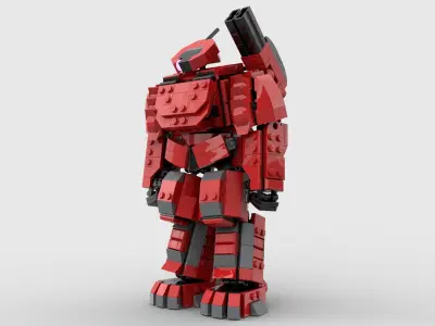 crimson warrior  3D model