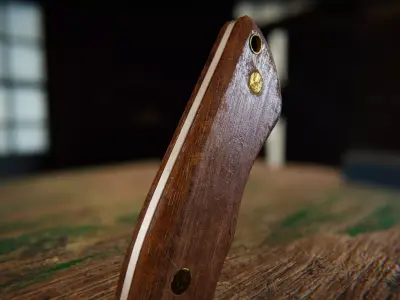 Survival Knife Low-poly 3D model buy