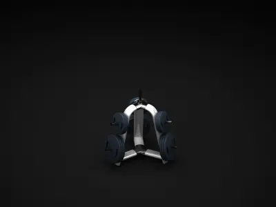 Disk Rack 3D model