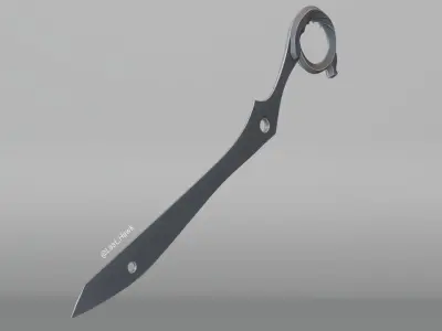Scissor Blades 2nd part Kill la Kill Free 3D print model