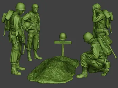 American soldiers ww2 A11 Pack 1